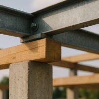 Charpente : bois, métal ou béton ?